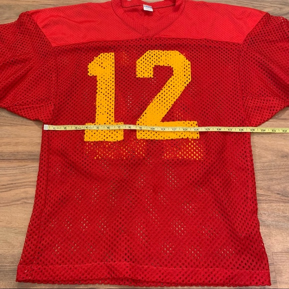 Vintage 70s 80s Champion Blue Bar Pro College Football Jersey Made in USA Medium - Picture 7 of 7